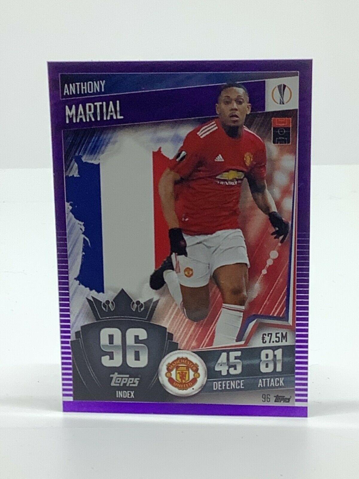 Topps Match Attax 101 2020-21 20/21 púrpura paralelo y limitado - Imagen 95 de 127