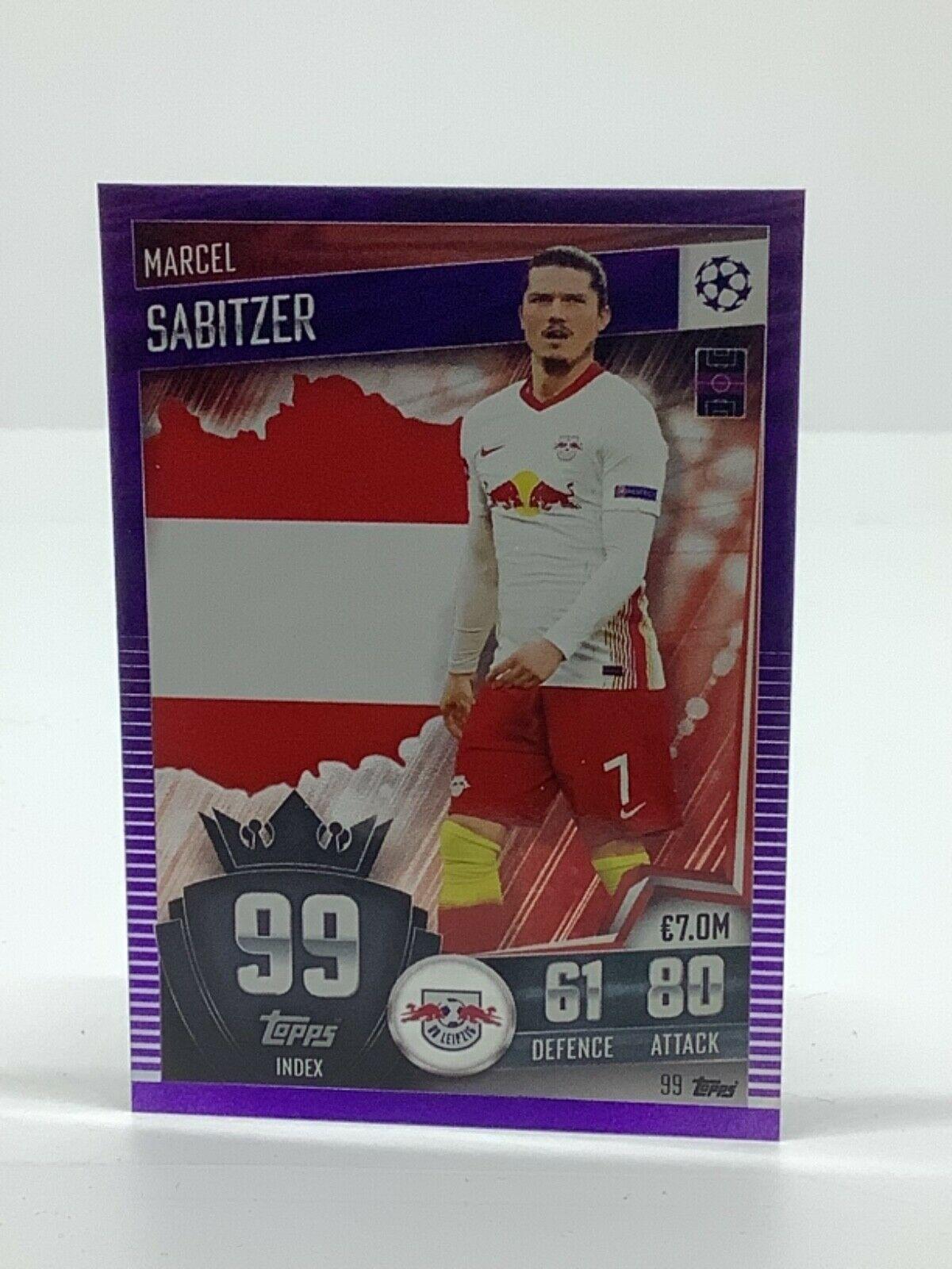 Topps Match Attax 101 2020-21 20/21 púrpura paralelo y limitado - Imagen 98 de 127