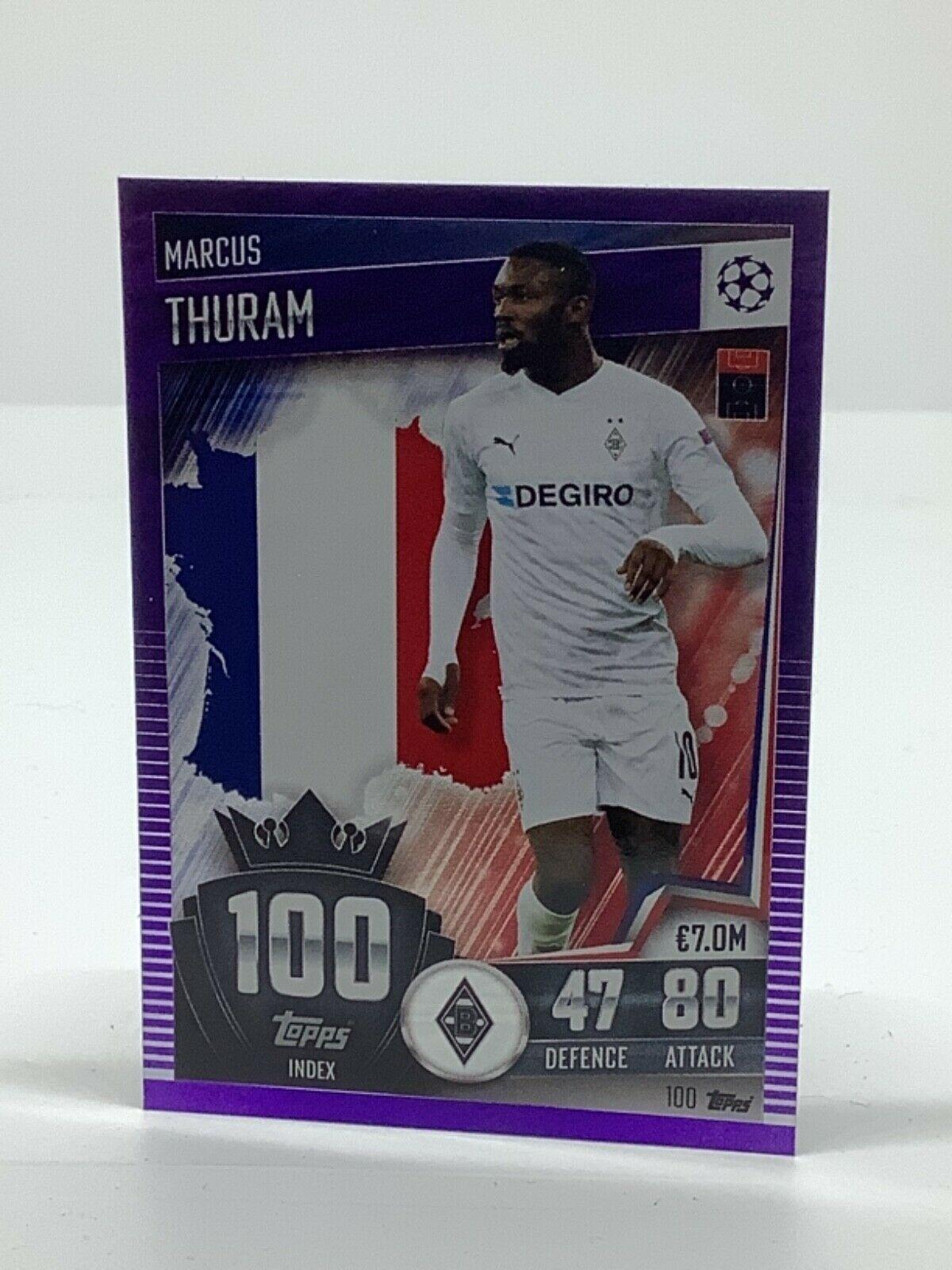 Topps Match Attax 101 2020-21 20/21 púrpura paralelo y limitado - Imagen 99 de 127