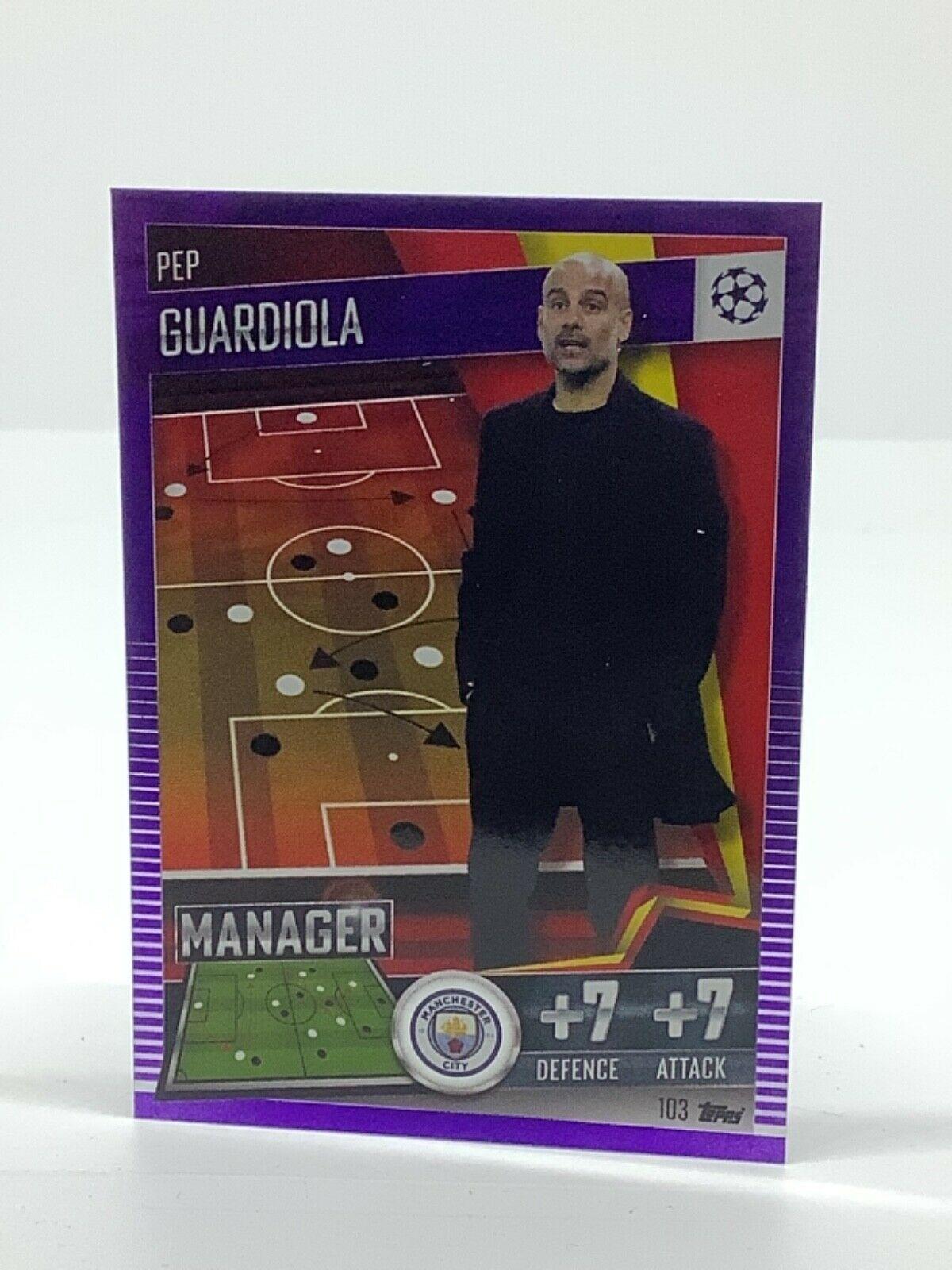 Topps Match Attax 101 2020-21 20/21 púrpura paralelo y limitado - Imagen 102 de 127