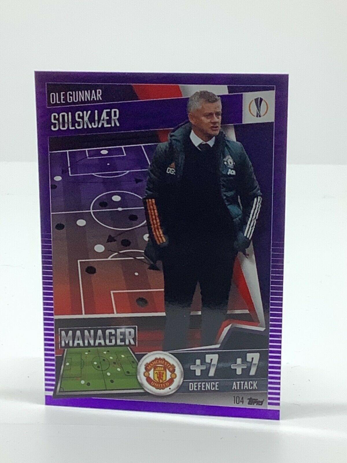 Topps Match Attax 101 2020-21 20/21 púrpura paralelo y limitado - Imagen 103 de 127