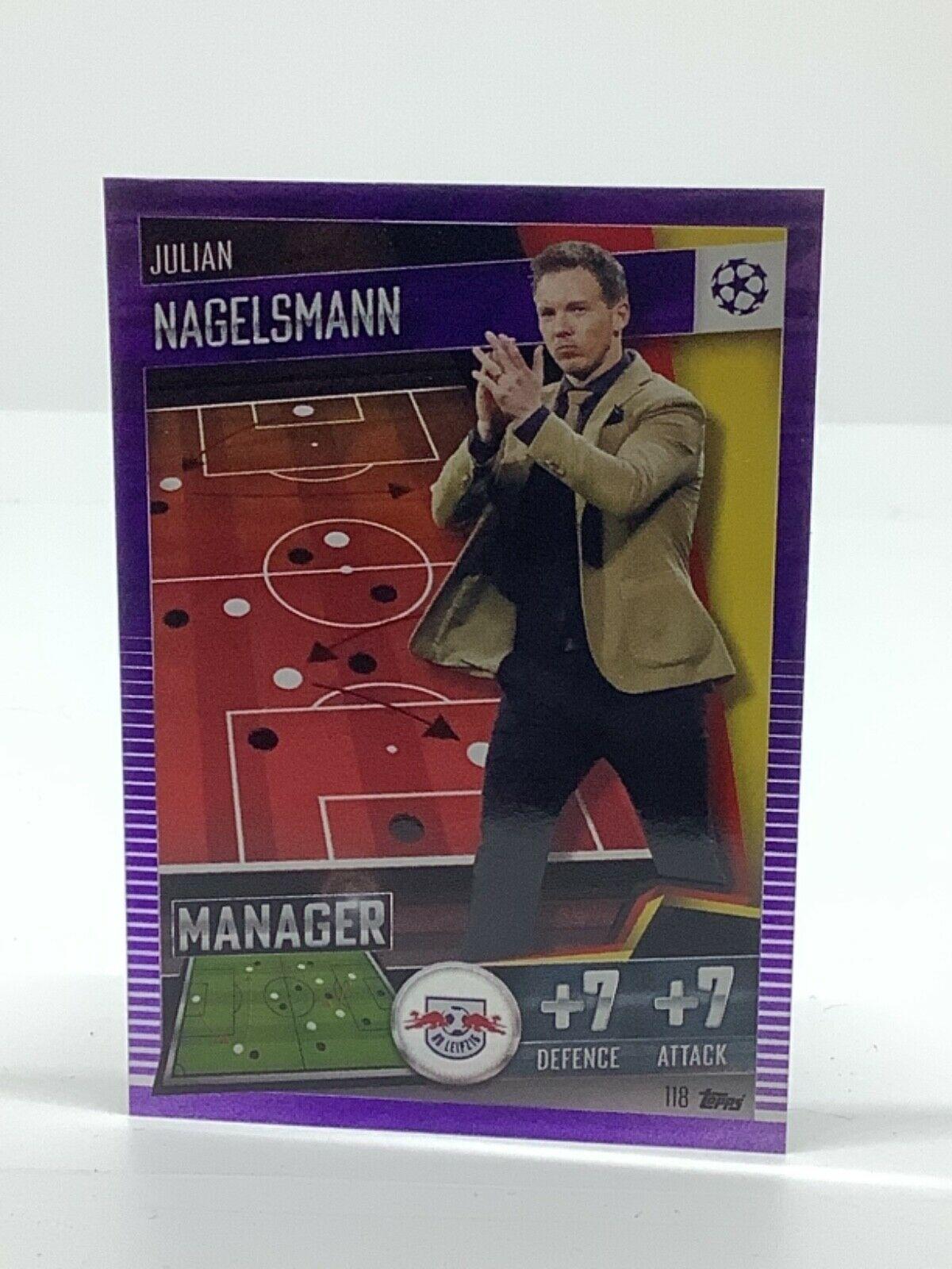 Topps Match Attax 101 2020-21 20/21 púrpura paralelo y limitado - Imagen 117 de 127
