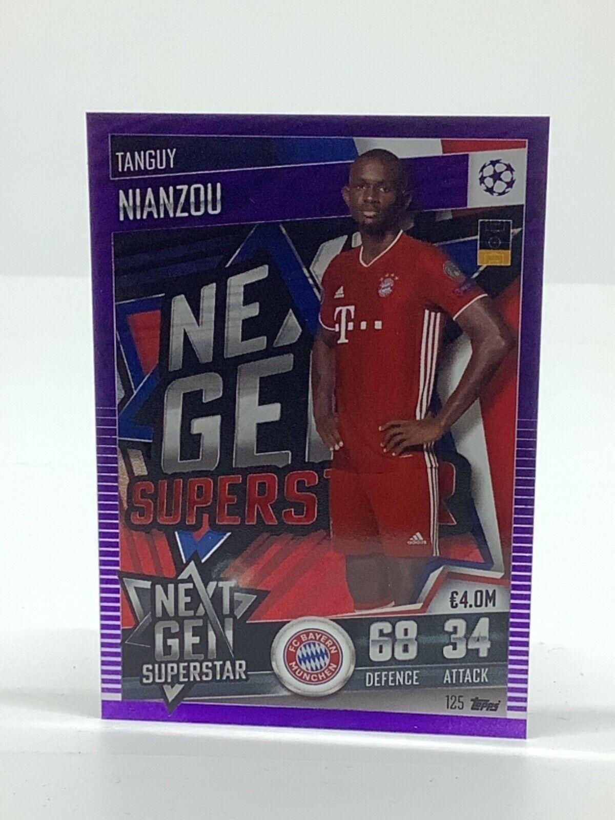 Topps Match Attax 101 2020-21 20/21 púrpura paralelo y limitado - Imagen 124 de 127