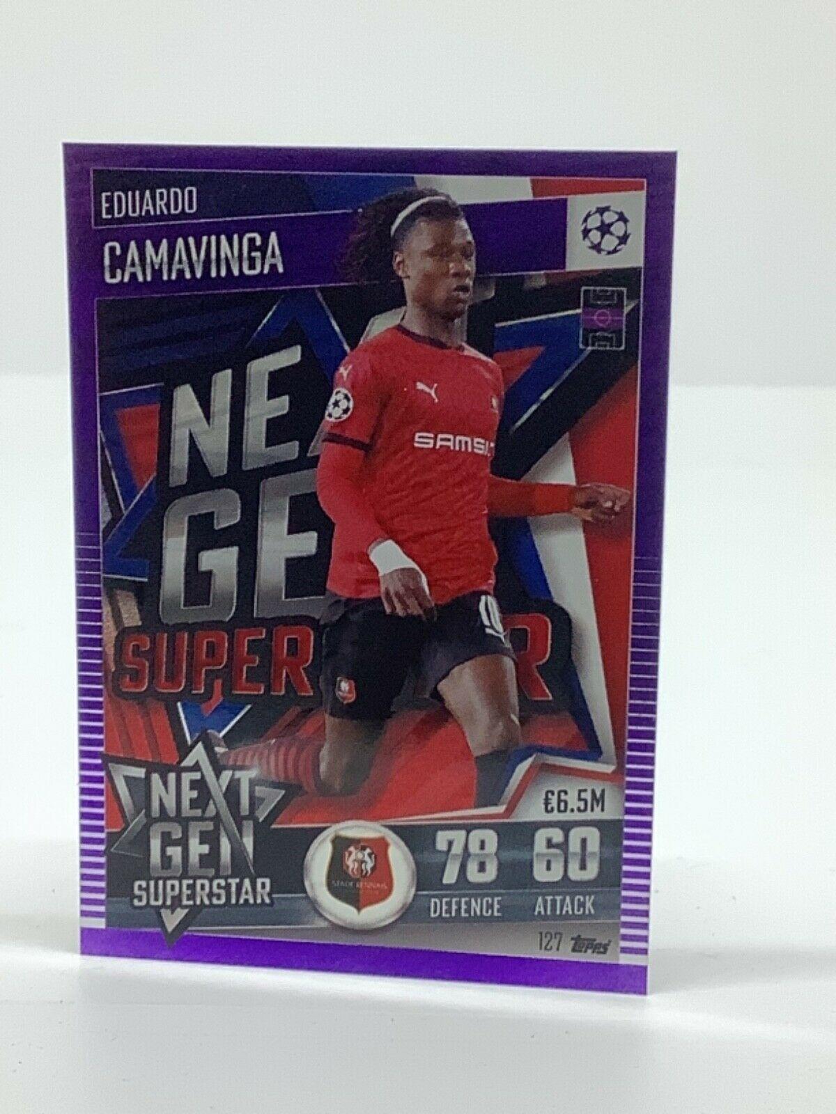 Topps Match Attax 101 2020-21 20/21 púrpura paralelo y limitado - Imagen 126 de 127
