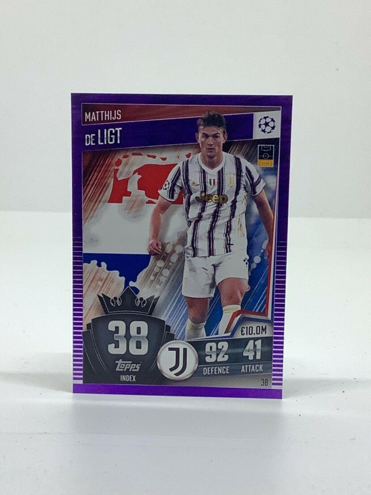 Topps Match Attax 101 2020-21 20/21 púrpura paralelo y limitado - Imagen 41 de 127