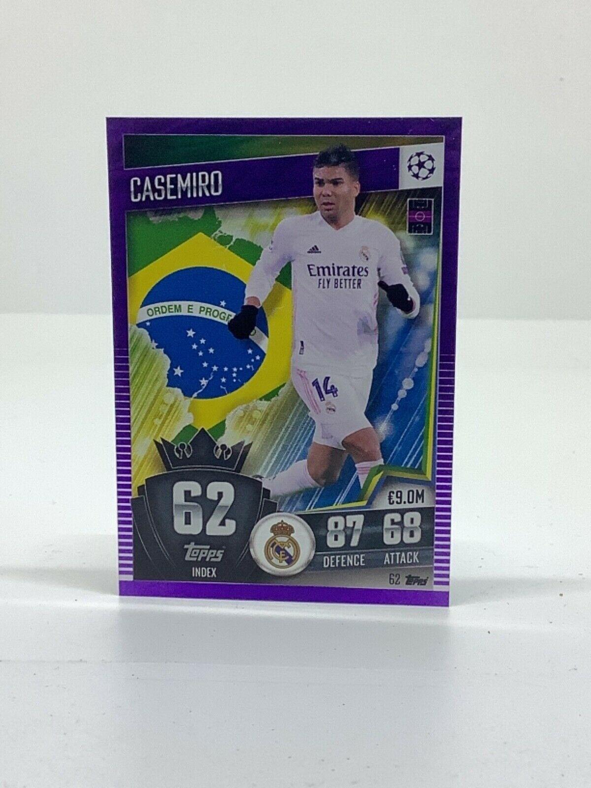 Topps Match Attax 101 2020-21 20/21 púrpura paralelo y limitado - Imagen 63 de 127