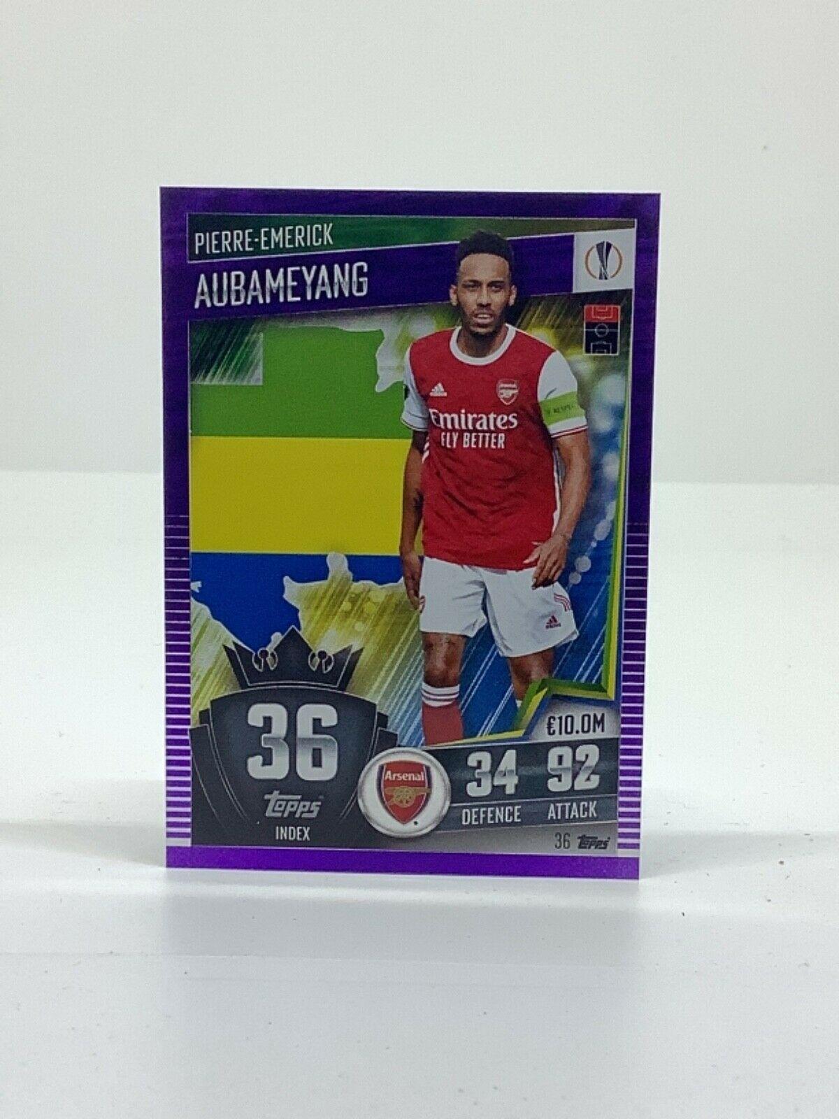 Topps Match Attax 101 2020-21 20/21 púrpura paralelo y limitado - Imagen 39 de 127