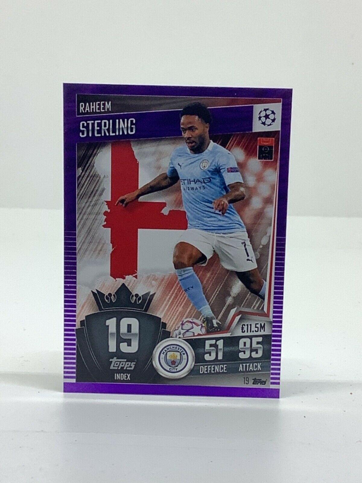 Topps Match Attax 101 2020-21 20/21 púrpura paralelo y limitado - Imagen 25 de 127