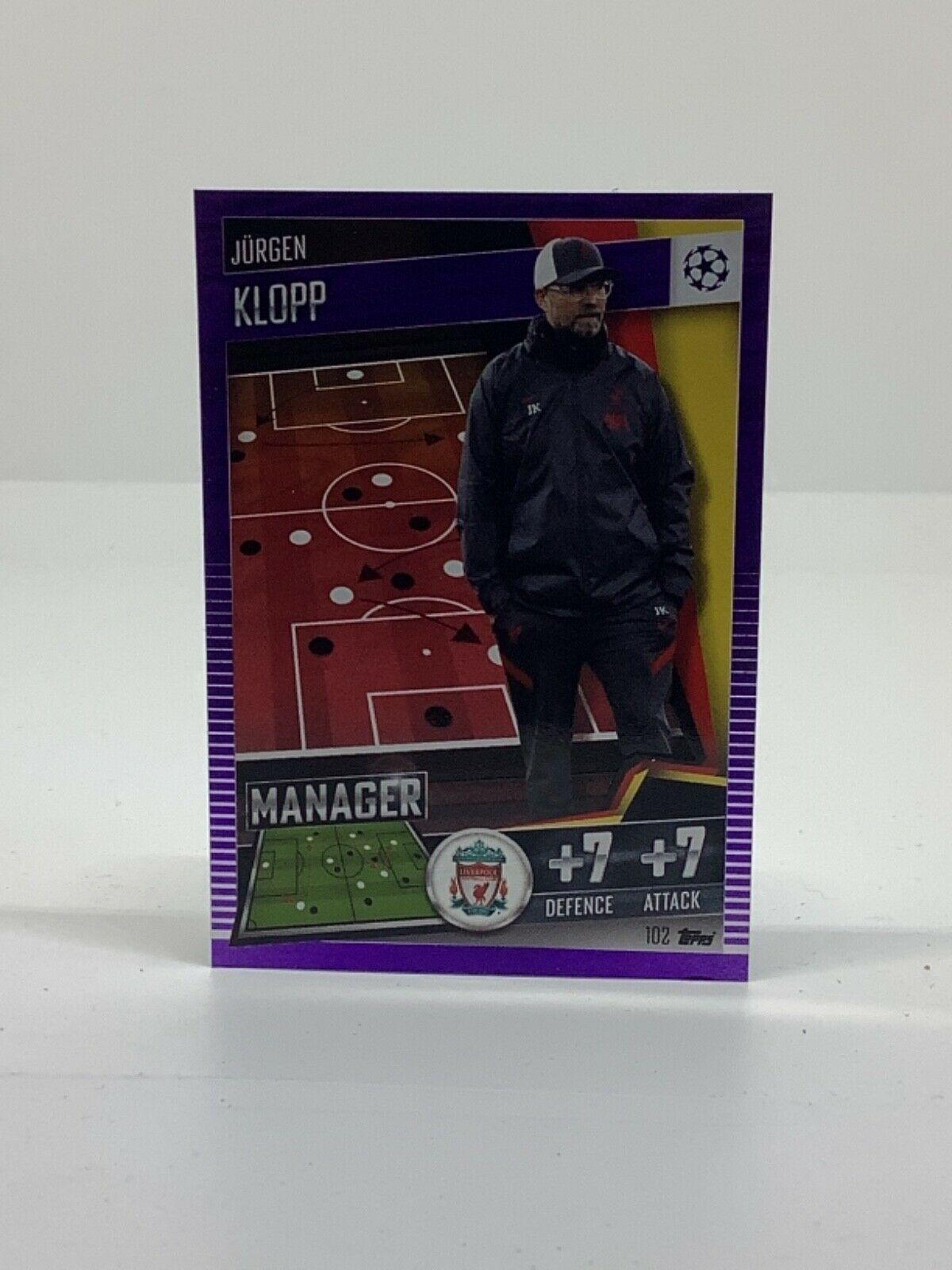 Topps Match Attax 101 2020-21 20/21 púrpura paralelo y limitado - Imagen 101 de 127