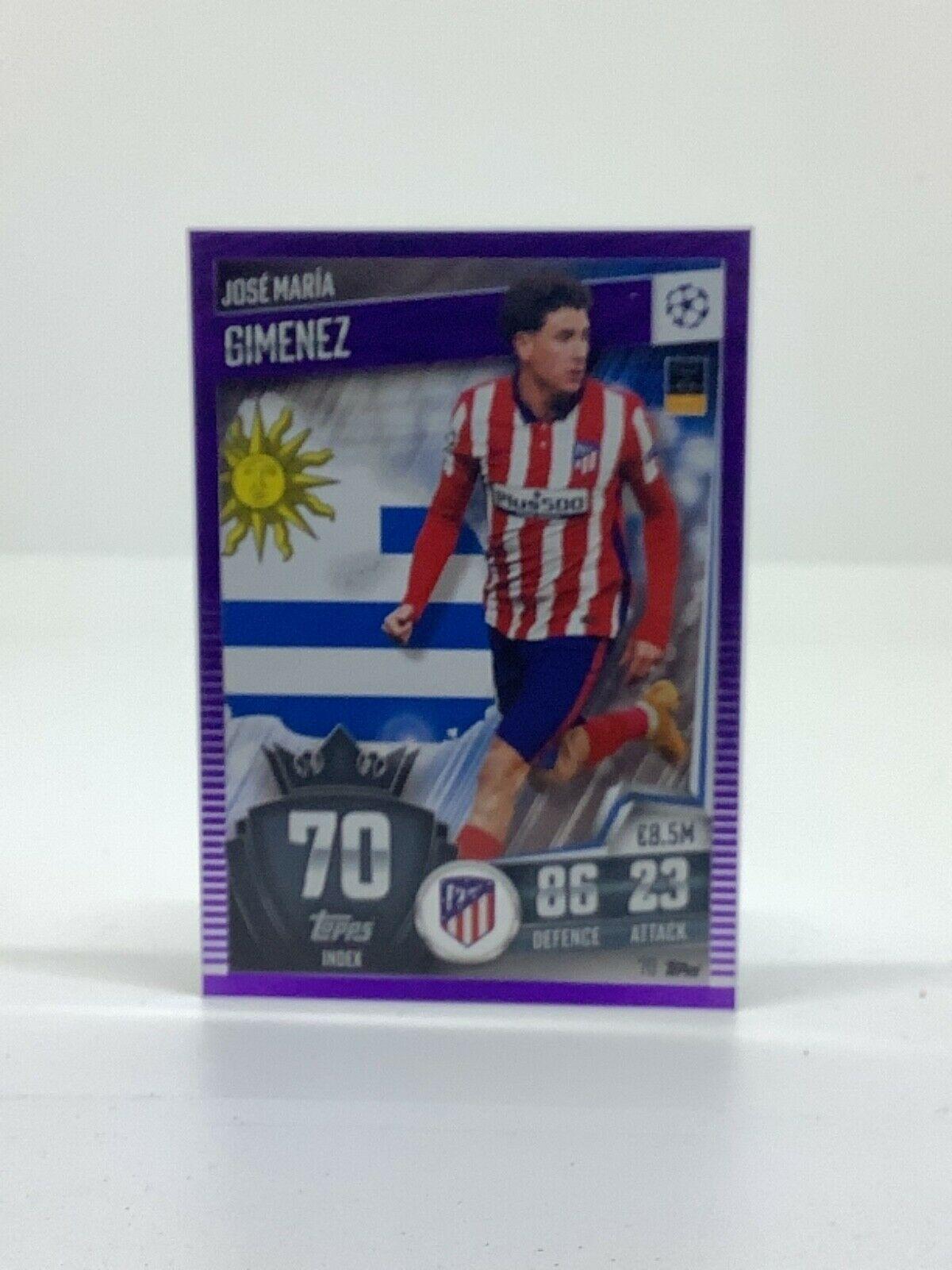 Topps Match Attax 101 2020-21 20/21 púrpura paralelo y limitado - Imagen 71 de 127