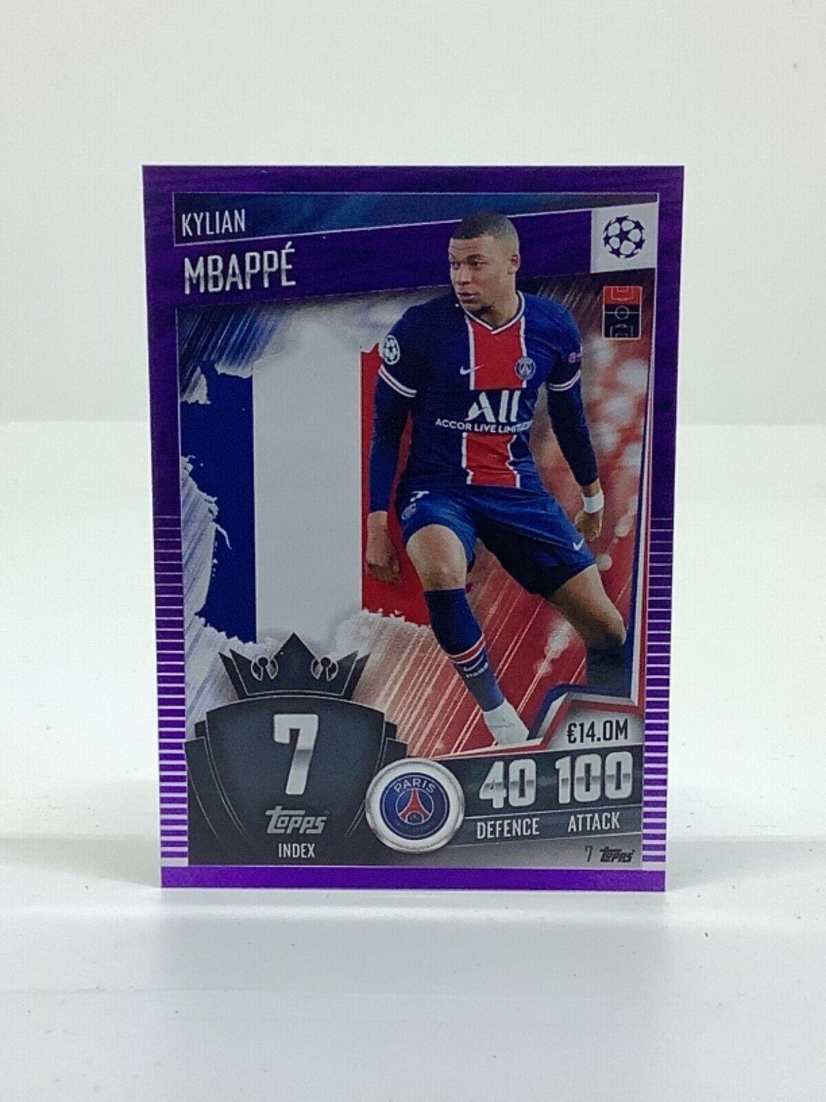 Topps Match Attax 101 2020-21 20/21 púrpura paralelo y limitado - Imagen 13 de 127
