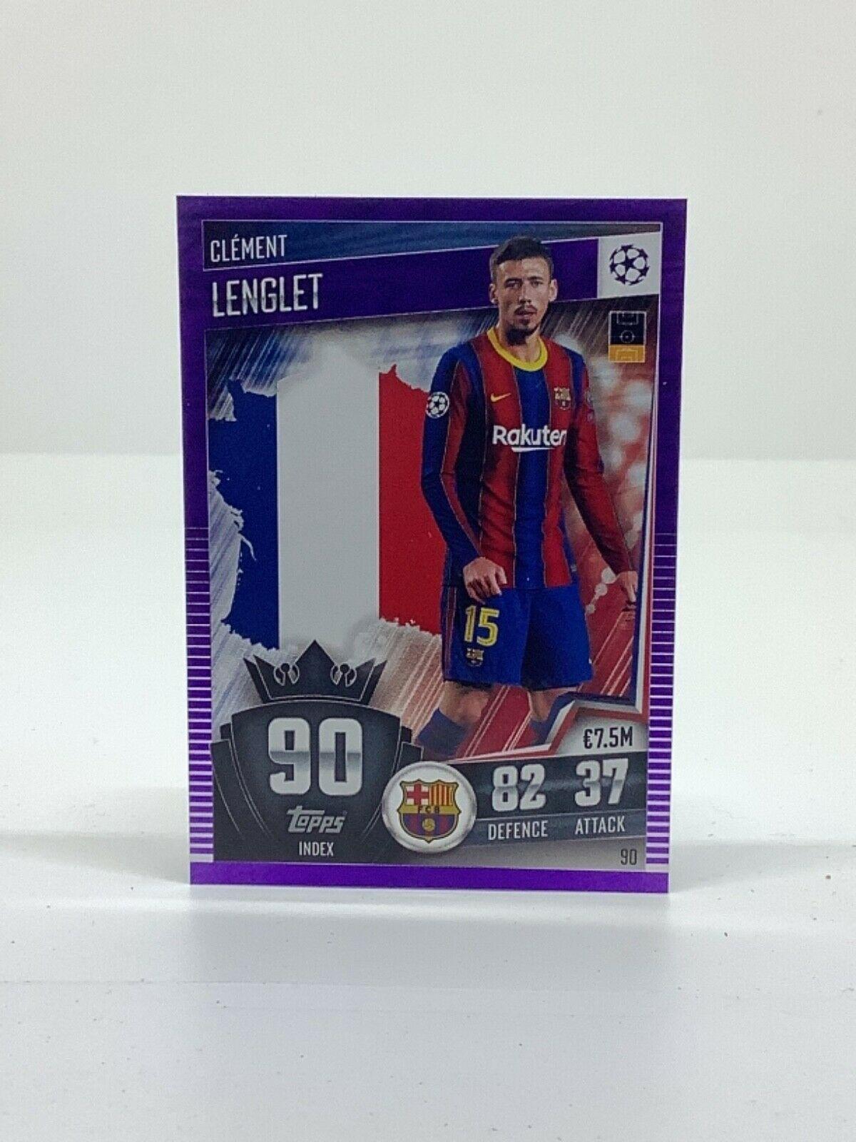 Topps Match Attax 101 2020-21 20/21 púrpura paralelo y limitado - Imagen 89 de 127