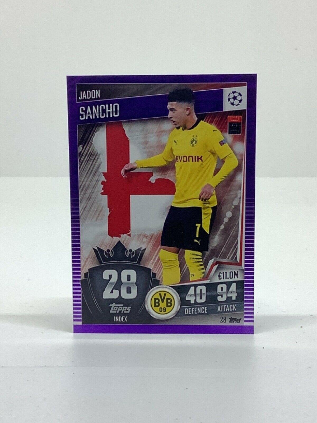 Topps Match Attax 101 2020-21 20/21 púrpura paralelo y limitado - Imagen 32 de 127