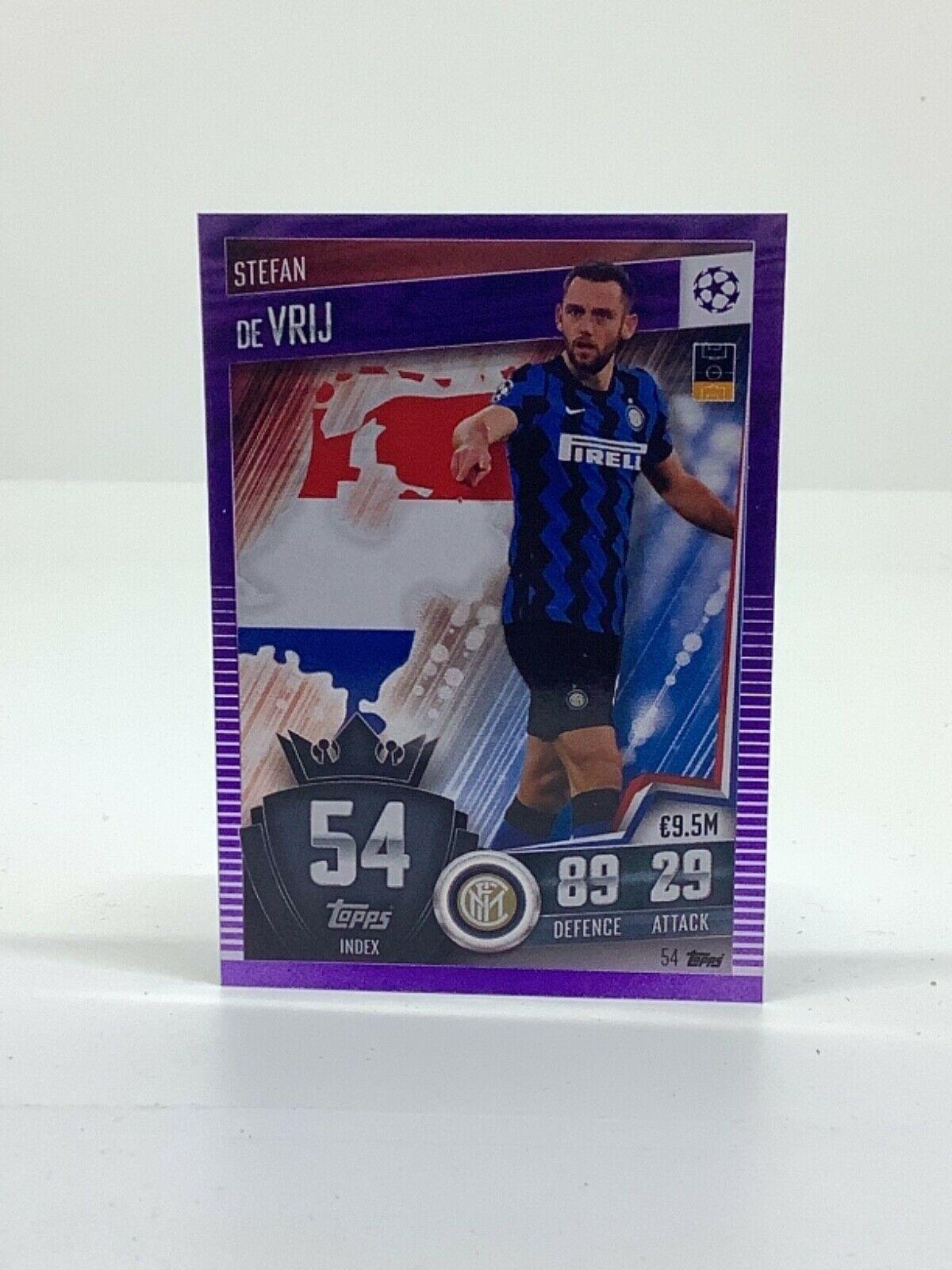 Topps Match Attax 101 2020-21 20/21 púrpura paralelo y limitado - Imagen 57 de 127