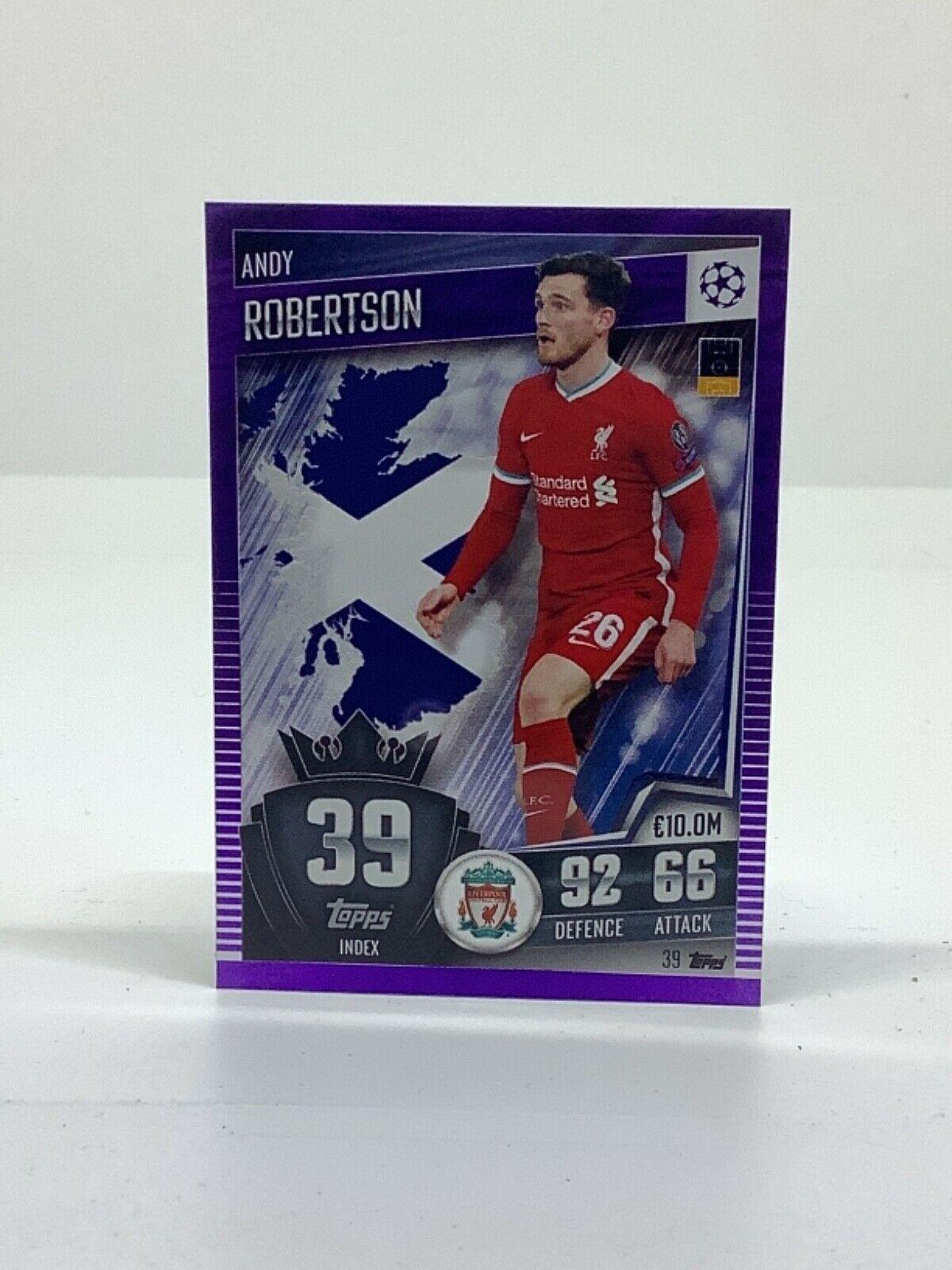 Topps Match Attax 101 2020-21 20/21 púrpura paralelo y limitado - Imagen 42 de 127
