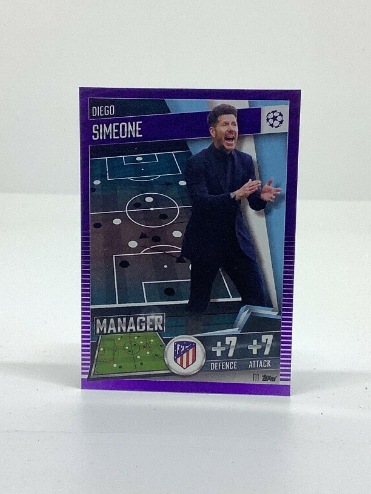 Topps Match Attax 101 2020-21 20/21 púrpura paralelo y limitado - Imagen 110 de 127