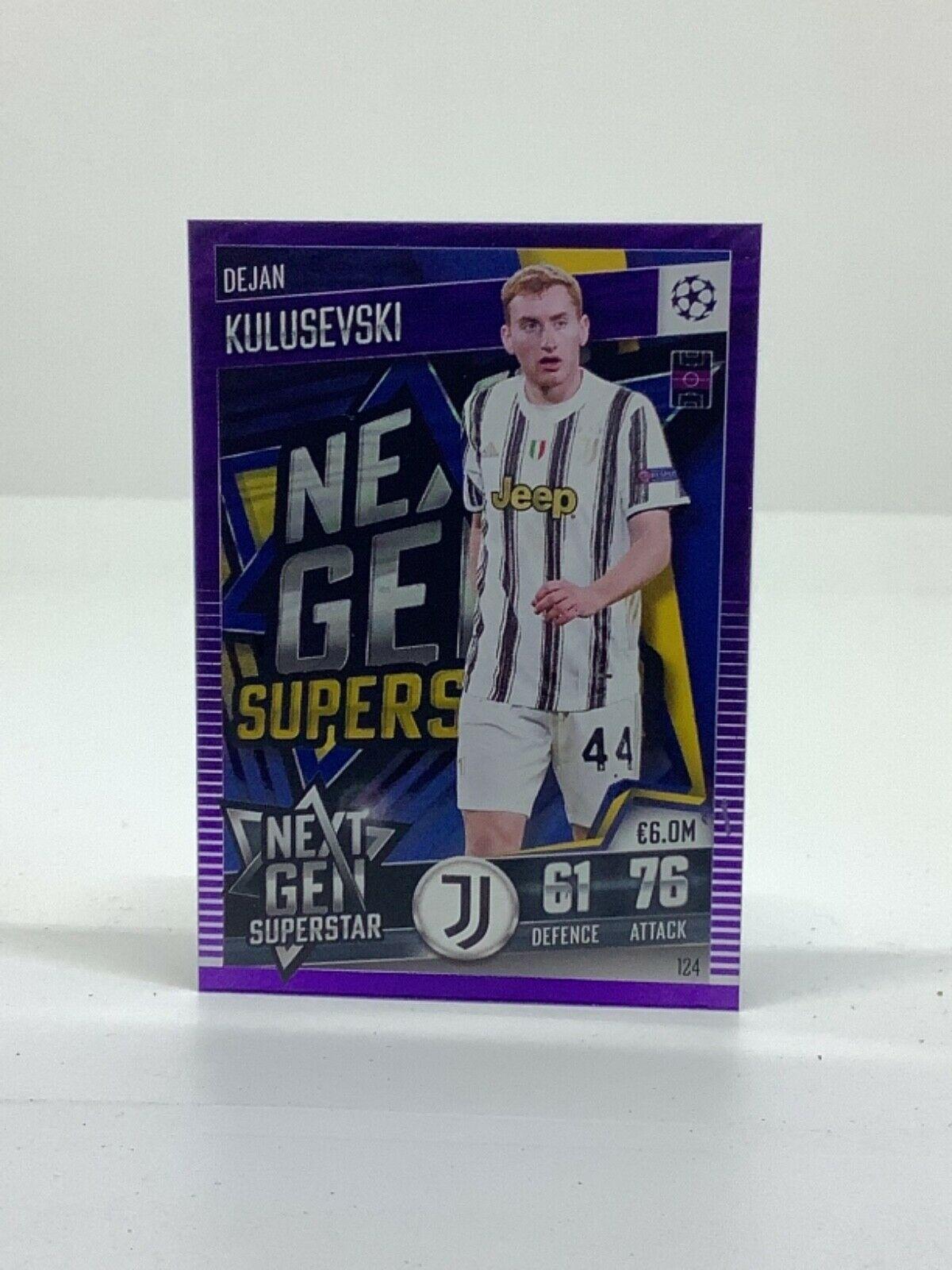 Topps Match Attax 101 2020-21 20/21 púrpura paralelo y limitado - Imagen 123 de 127