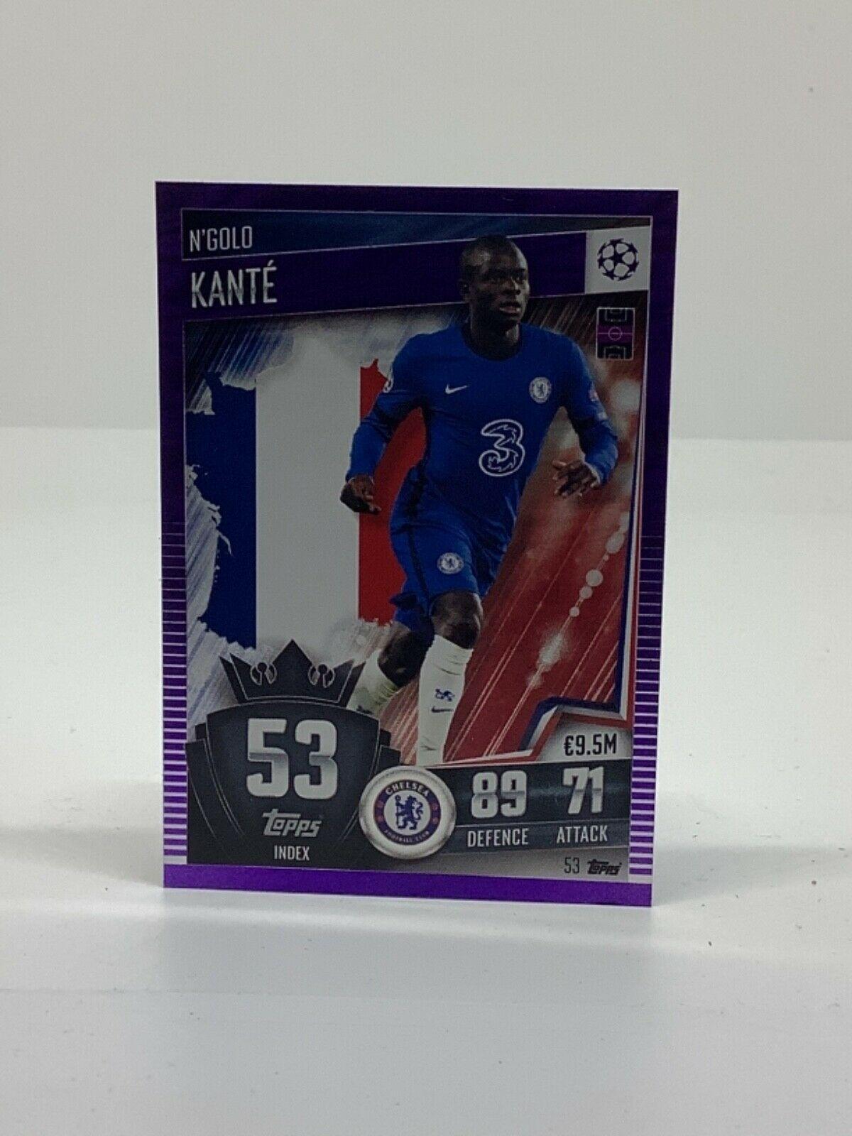 Topps Match Attax 101 2020-21 20/21 púrpura paralelo y limitado - Imagen 56 de 127