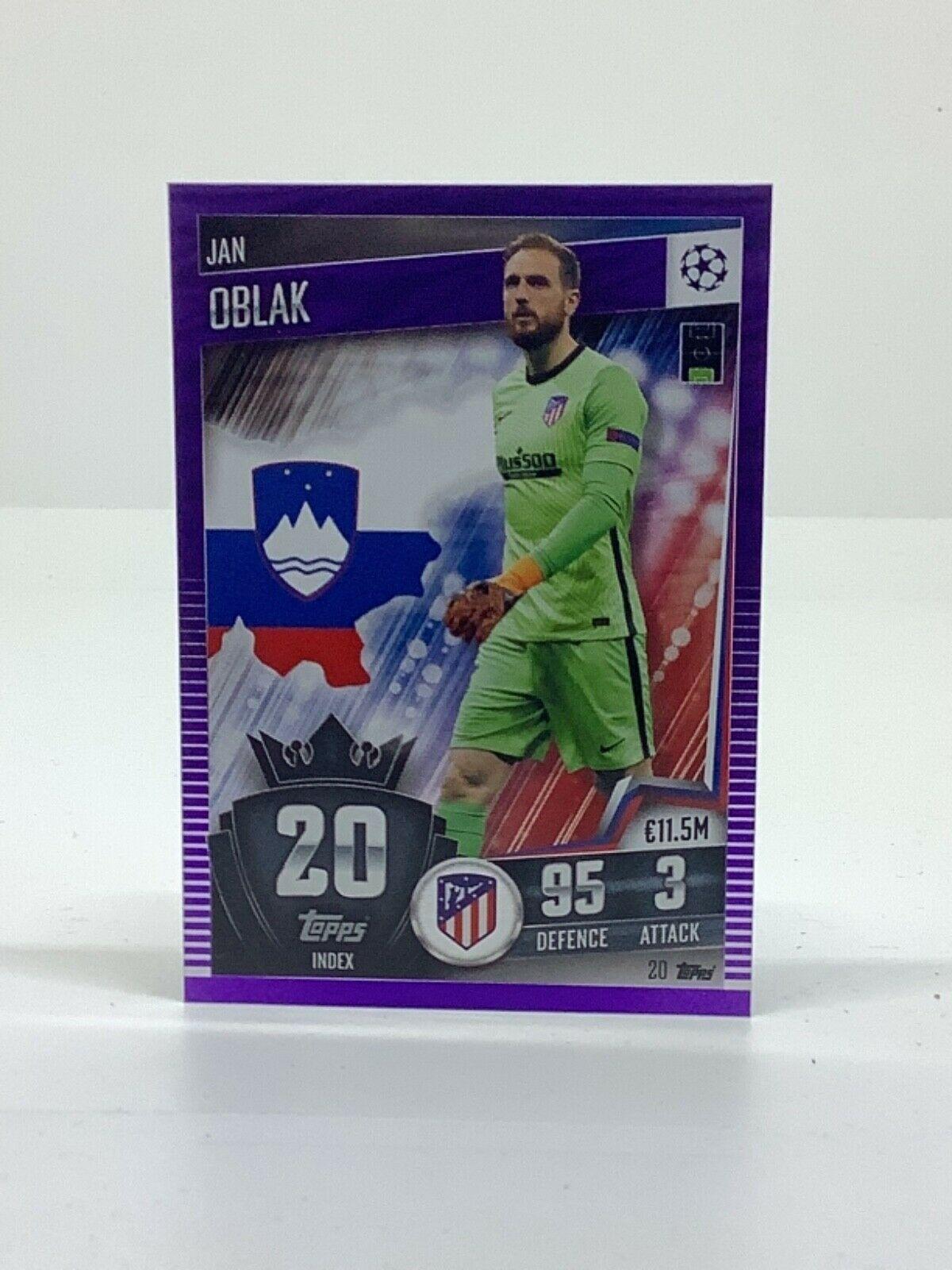 Topps Match Attax 101 2020-21 20/21 púrpura paralelo y limitado - Imagen 26 de 127