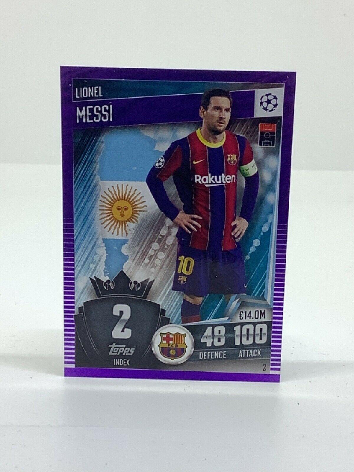 Topps Match Attax 101 2020-21 20/21 púrpura paralelo y limitado - Imagen 8 de 127