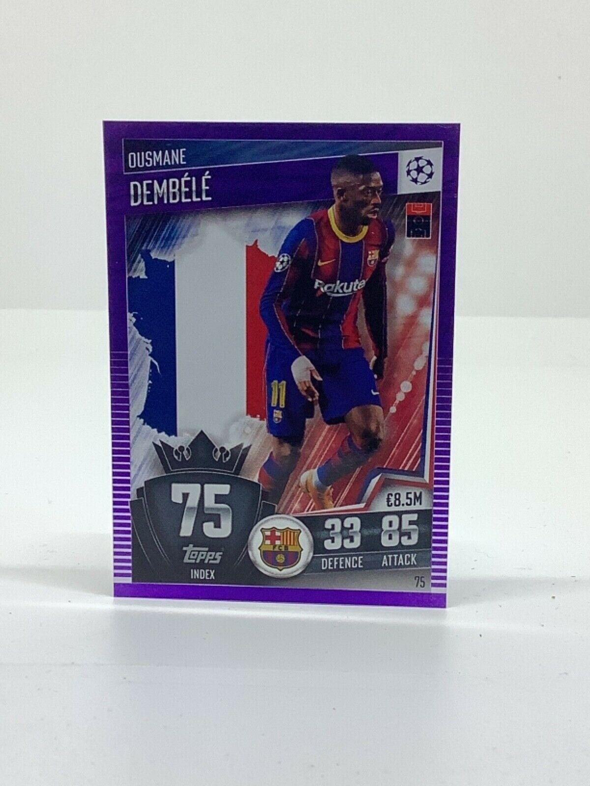 Topps Match Attax 101 2020-21 20/21 púrpura paralelo y limitado - Imagen 76 de 127