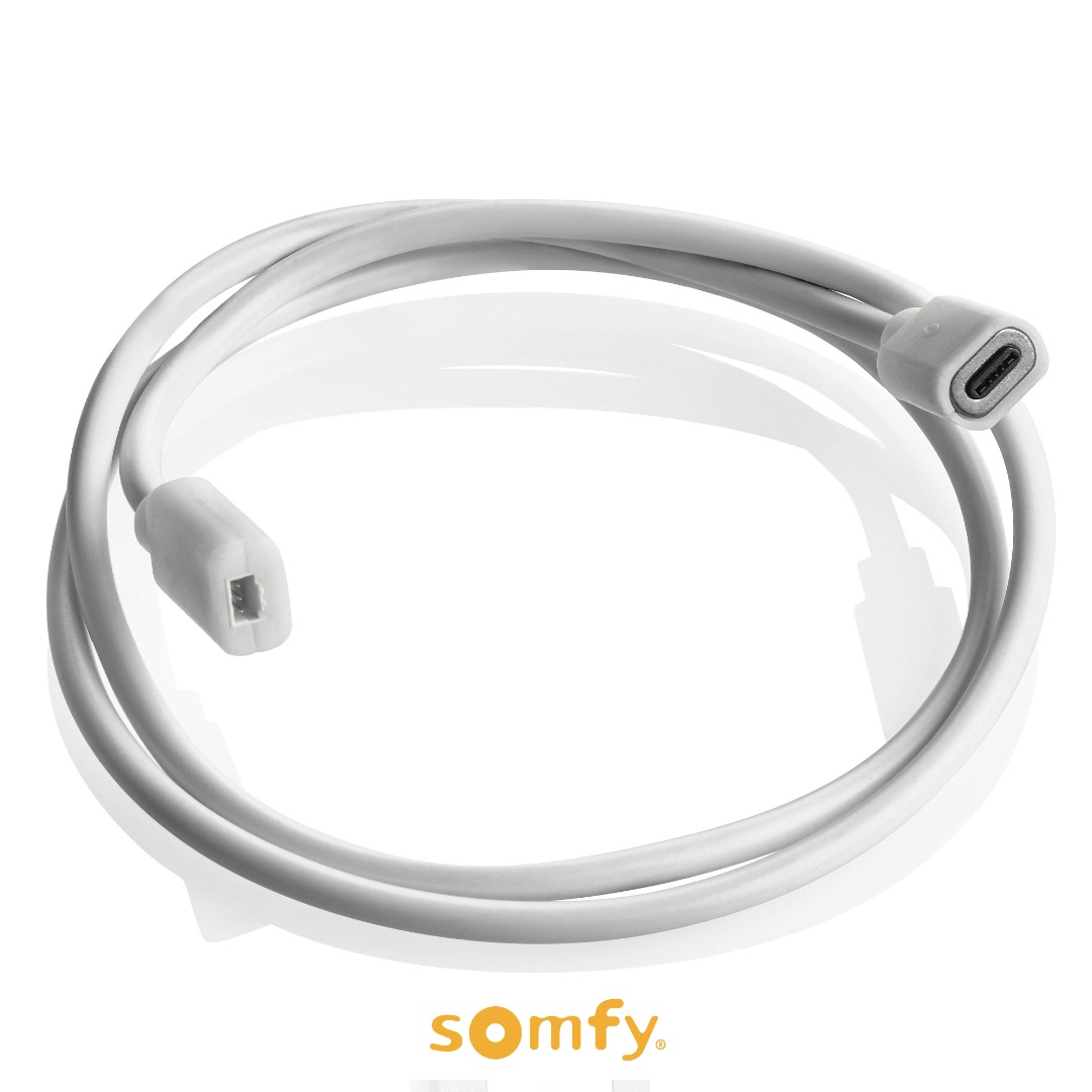 Somfy Genuine Adapter & Extension Cable For LiIon V2 3Pin