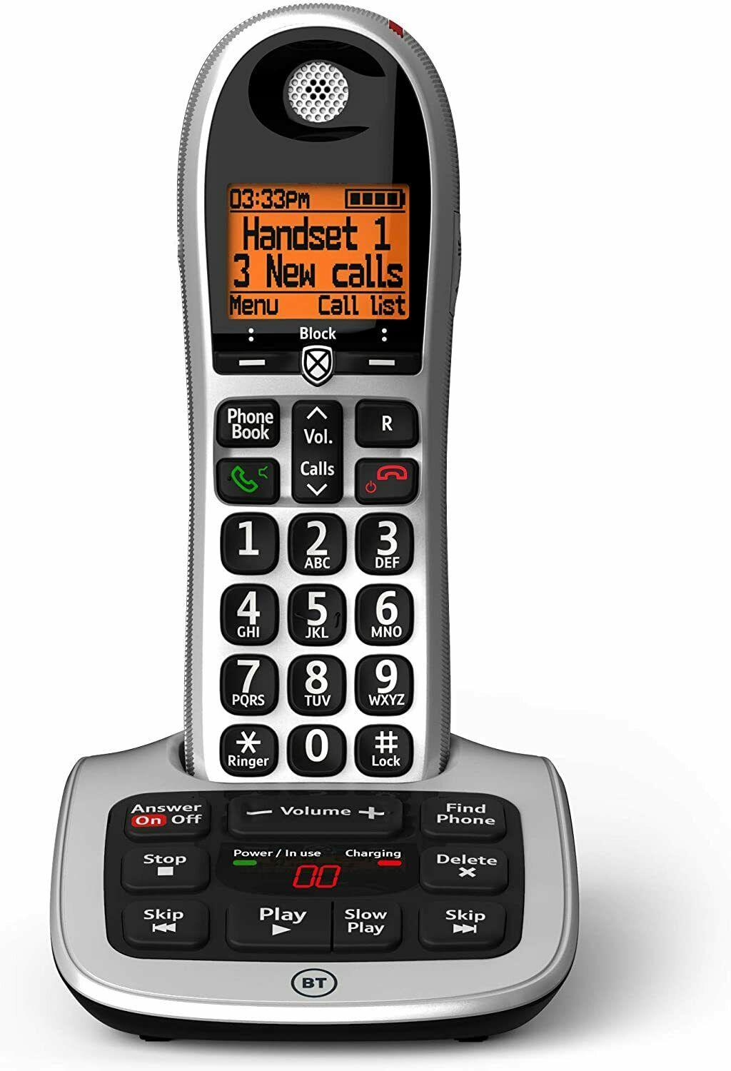 BT 4600 Big Button Digital Cordless Telephones with Advanced Call