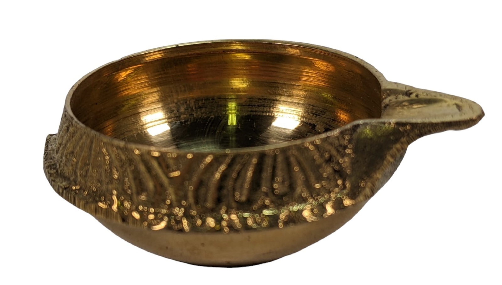 Indian Rajastan Pooja Puja Diya Urli Oil Lamp Bowl Holi Jyot Kuber Navratra Hind