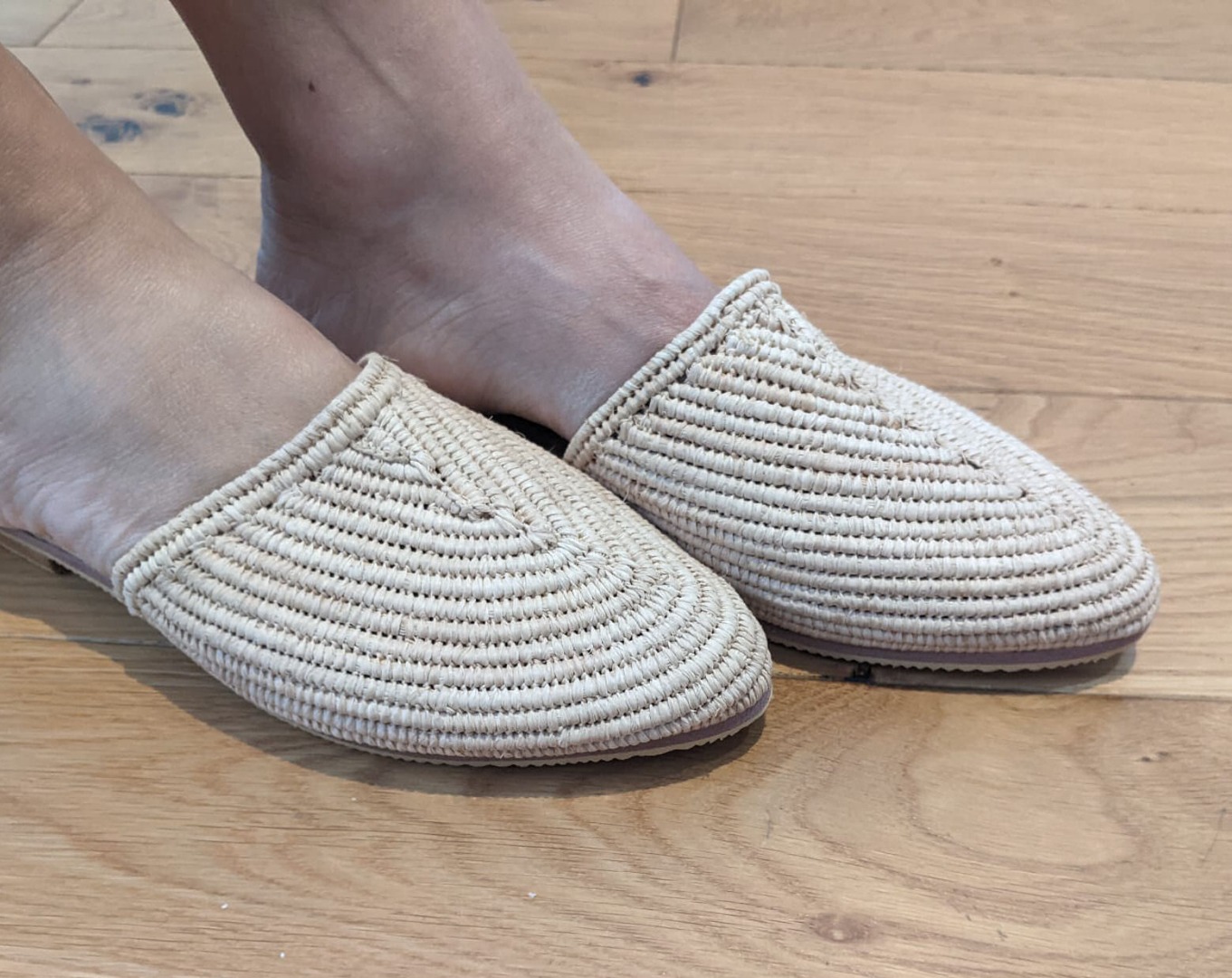 Handmade Moroccan Raffia Shoes Sandal Style UK3-8 EU36-42