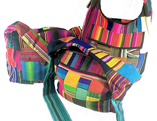 Bright Patchwork Guatemalan Mayan Tribal Shoulder Bag Hippy Satchel Travel M32