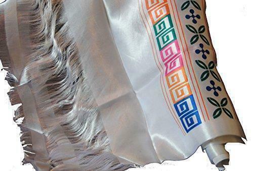 Nepal Buddhist Ritual Silk Blend Scarf - Khata/Kata/Katha 6 ft Long Boudenat