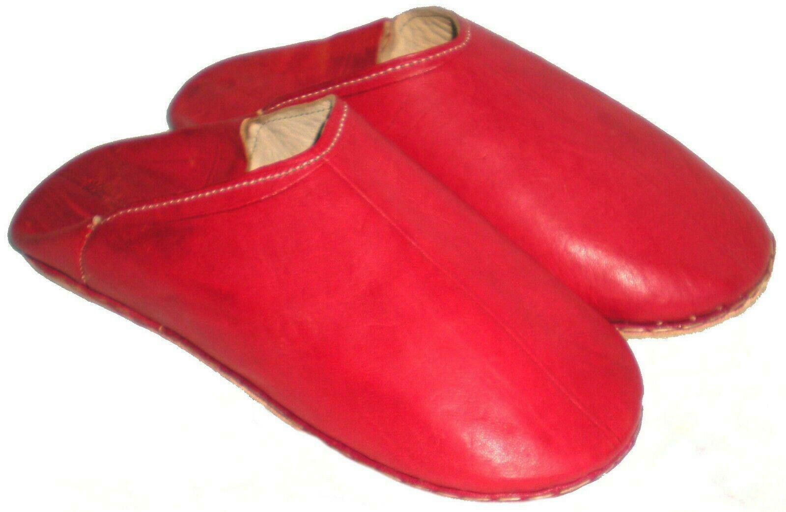 Commerce équitable Hommes Cuir Maroc Pantoufles Marocaines Babouche Mocassins Semelle Souple