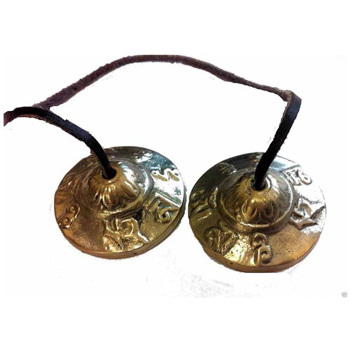 4Cm Spiritual Nepalese Tingsha Timsha Bells Meditation Relaxation Buddhist Tb1F