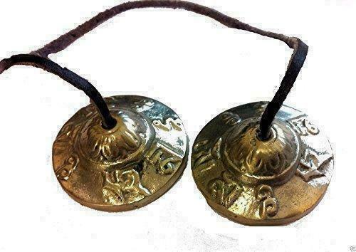 4Cm Spiritual Nepalese Tingsha Timsha Bells Meditation Relaxation Buddhist Tb1F