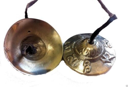 4Cm Spiritual Nepalese Tingsha Timsha Bells Meditation Relaxation Buddhist Tb1F
