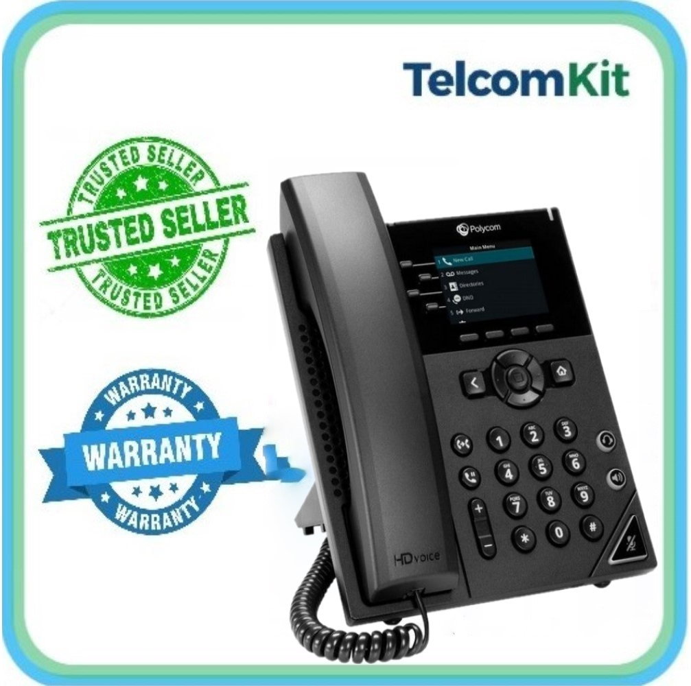 Polycom VVX250 4 Line Desktop Business Phone POE  **Inc VAT & Warranty**