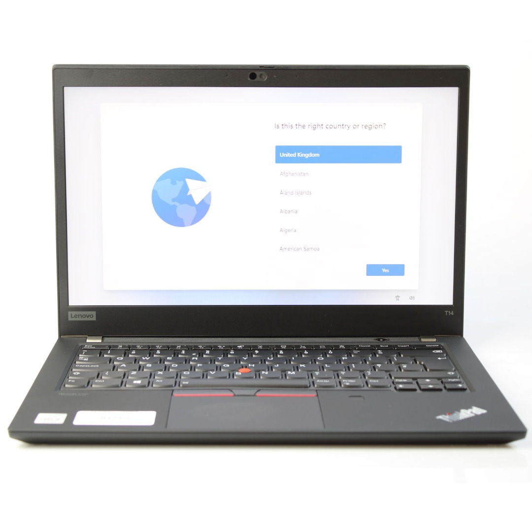 Lenovo T14 laptop i5-10210U 8GB RAM 256GB SSD 14'' WIN 11 PRO