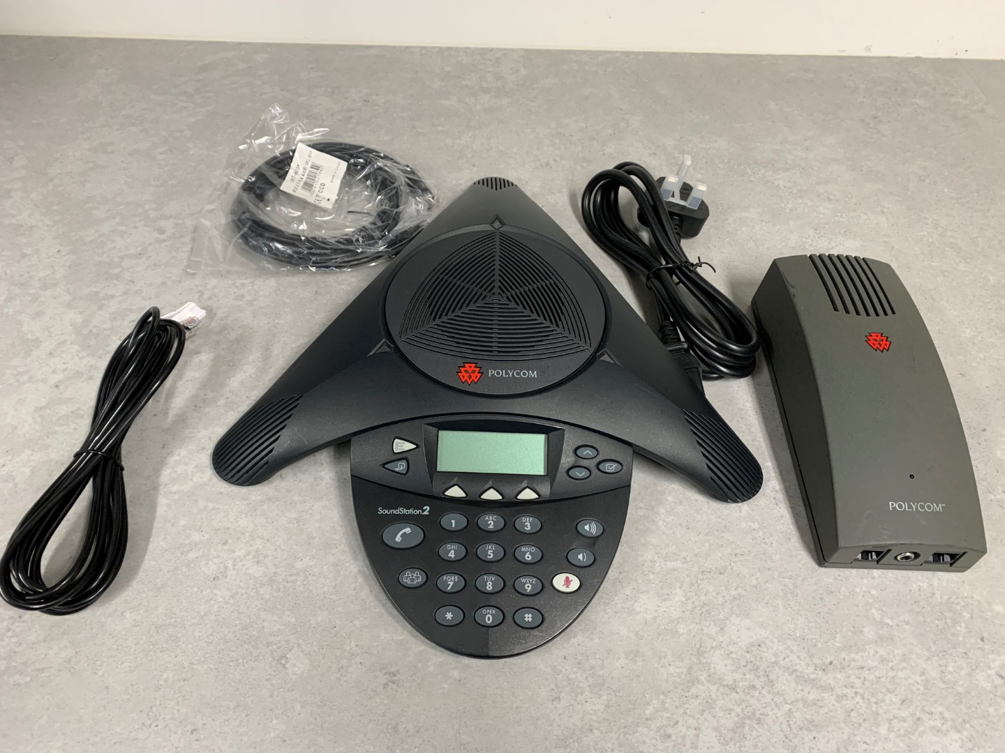 Polycom Soundstation 2 ** ** Completo Con Cables Y Garantía | eBay