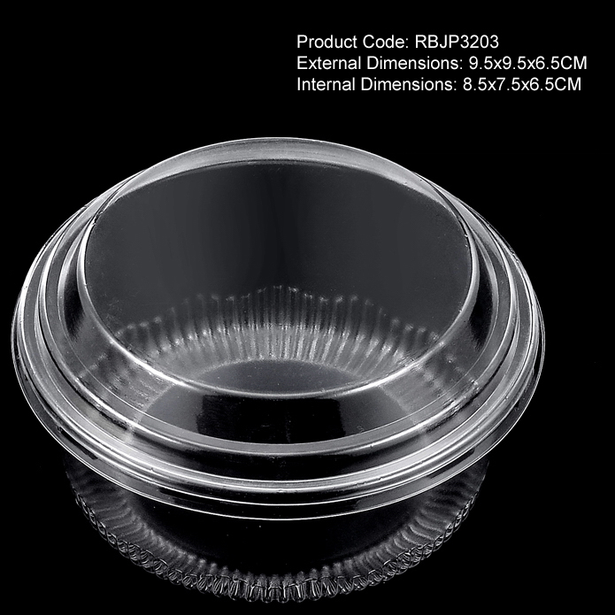 clear round plastic containers with lids