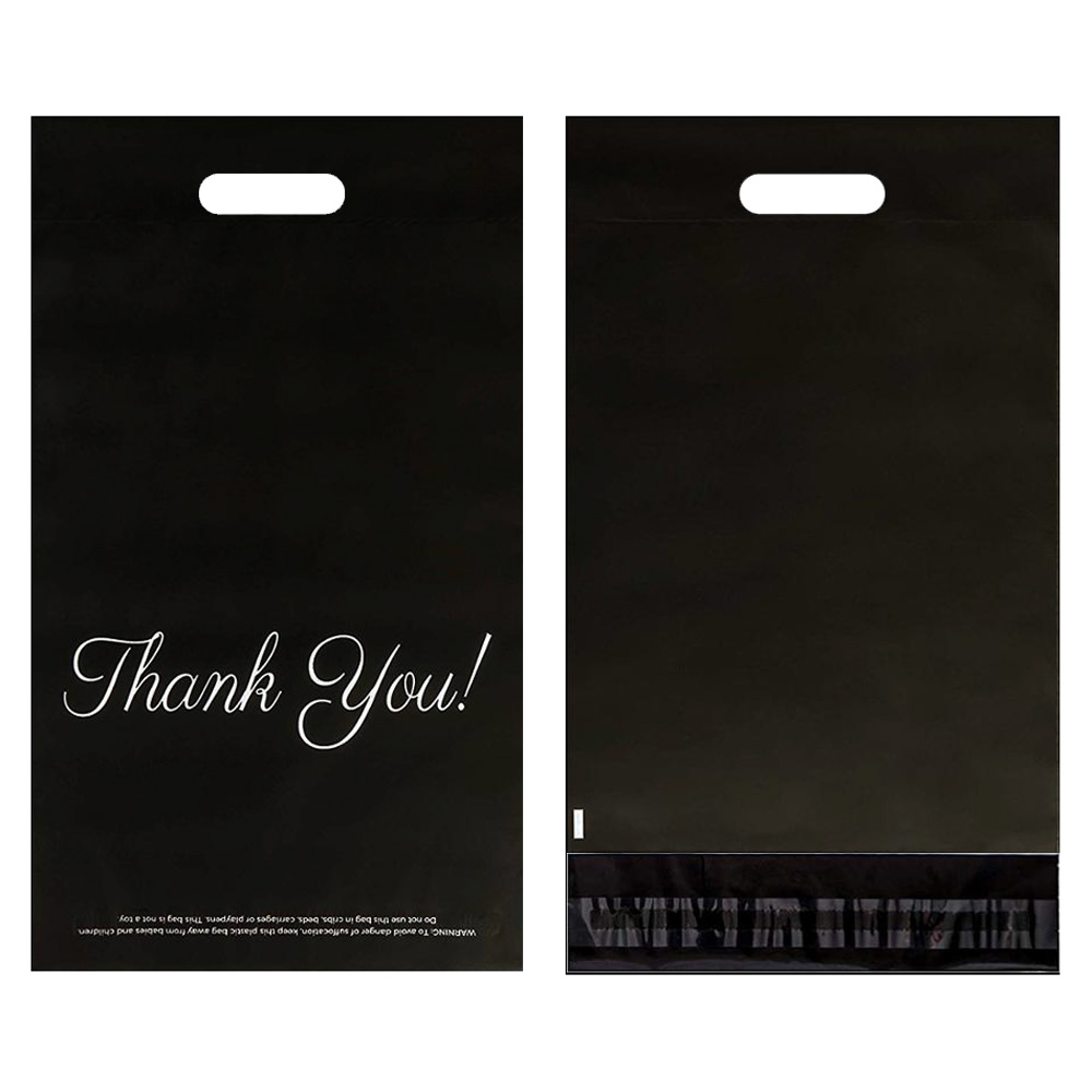 100 Mailer Bag Mailing Postal Bags With Handle For Packaging Shipping