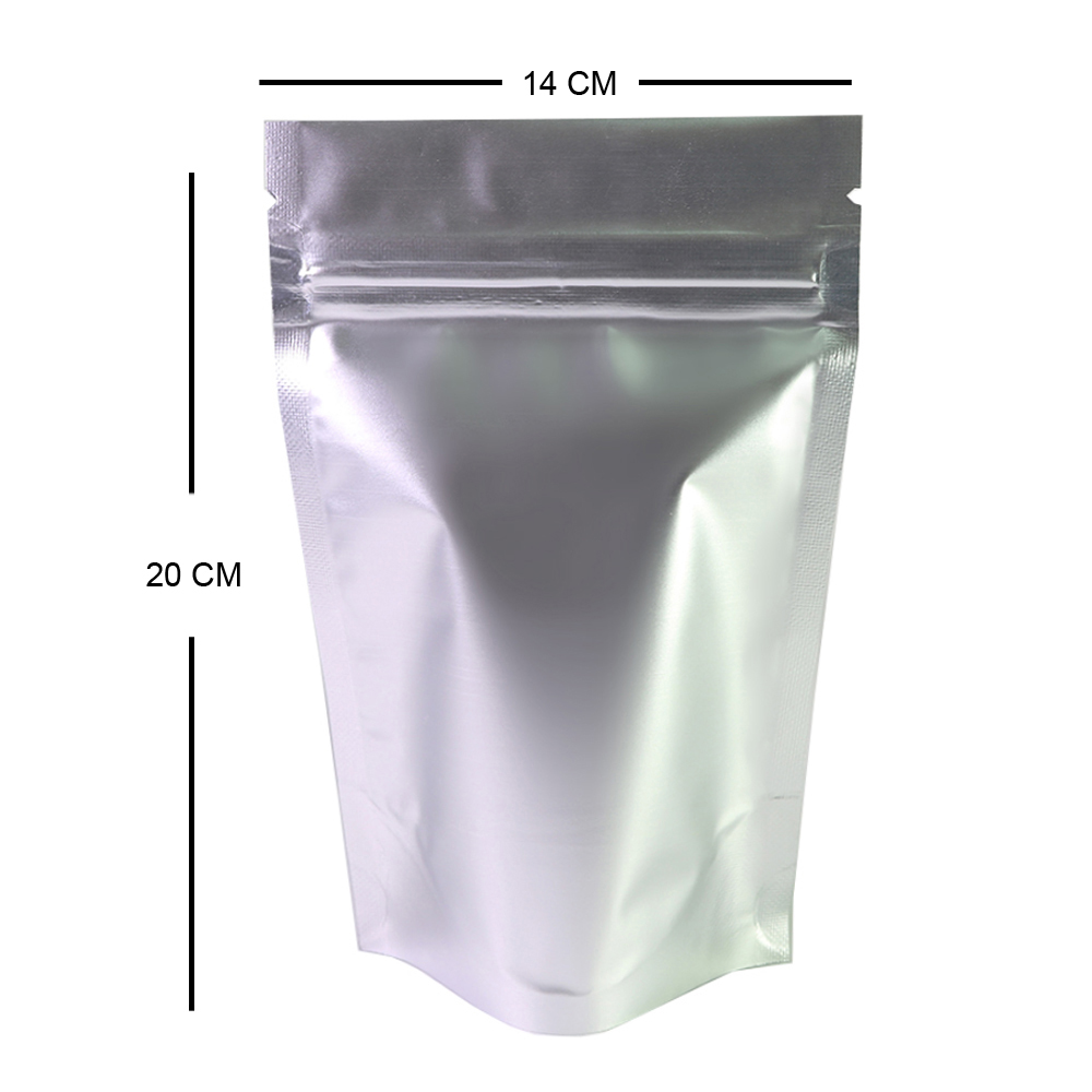 Food Bags Zip Lock Gripseal Gusset Base Stand Up Pouch Food Packaging BPA Free - Picture 12 of 13