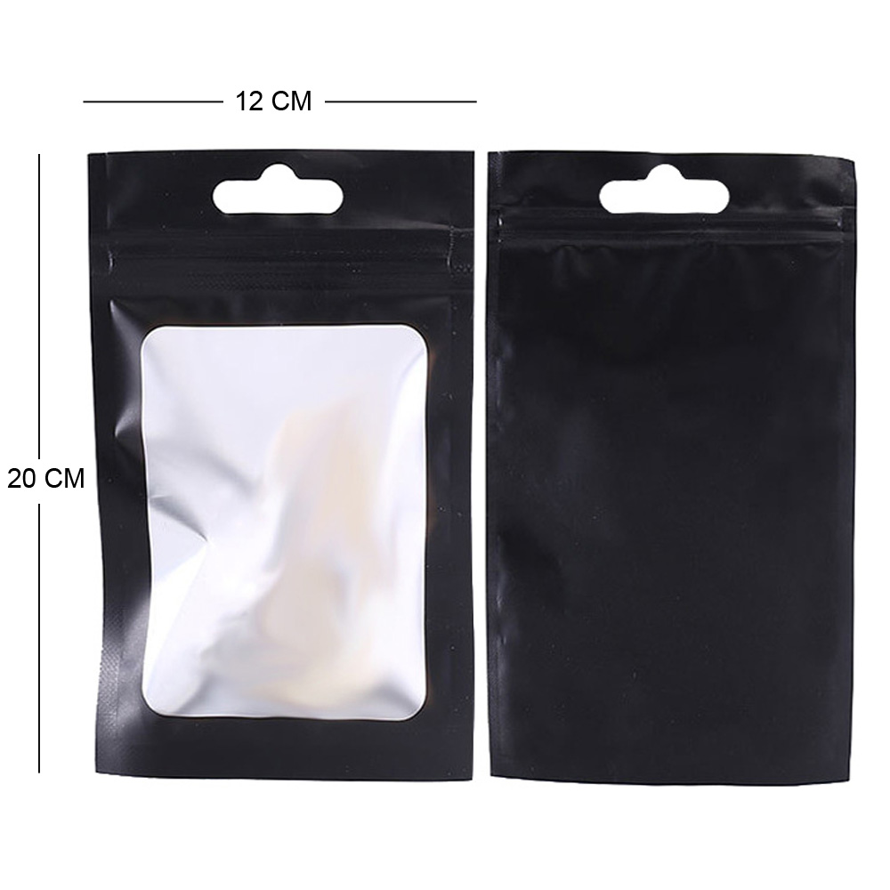 Clear Black Gripseal Bags Zipper Lock Flat Pouch For Packaging Arts Craft Herbs - Picture 25 of 40