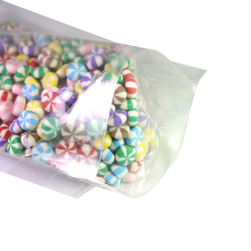 Gusseted Clear Zip Seal Lock Gripseal Bags Pouch Strong BPA Free Food Packing - Picture 11 of 49