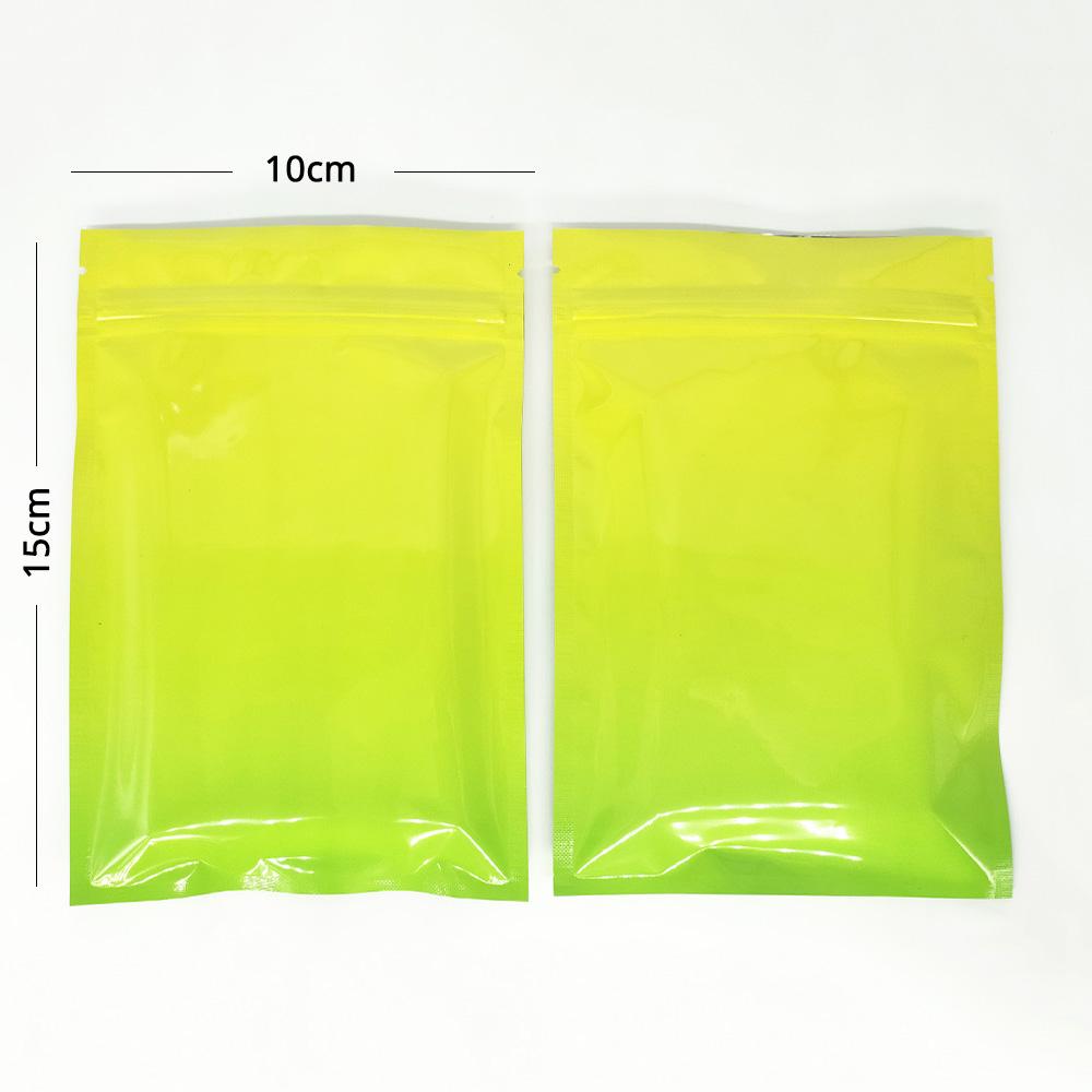 Gripseal Bags Zip Seal Lock Flat Pouch Yellow/Green 2 Tone BPA Free Food Packing - Picture 10 of 18