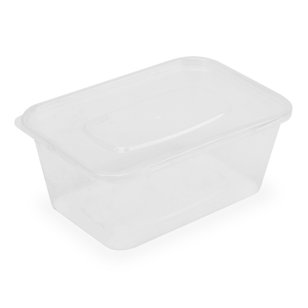 TAKEAWAY CONTAINERS LIDS MICROWAVE FOOD SAFE REUSABLE CLEAR PLASTIC BPA