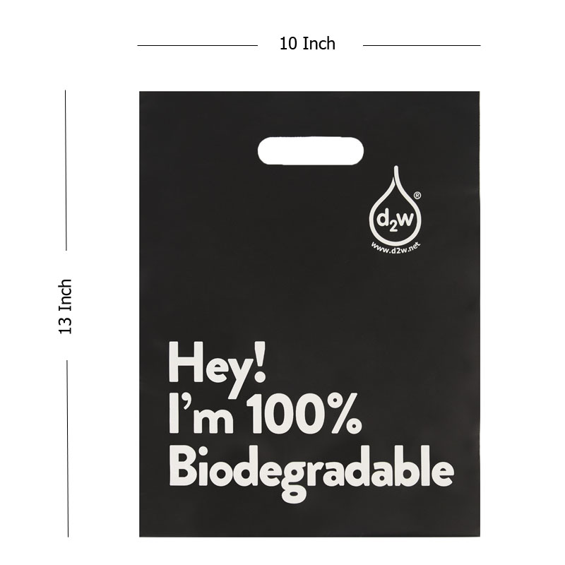 Carrier Carry Bags For Shopping w/ Gusset & Handle Biodegradable Reuseable Black - Picture 13 of 24