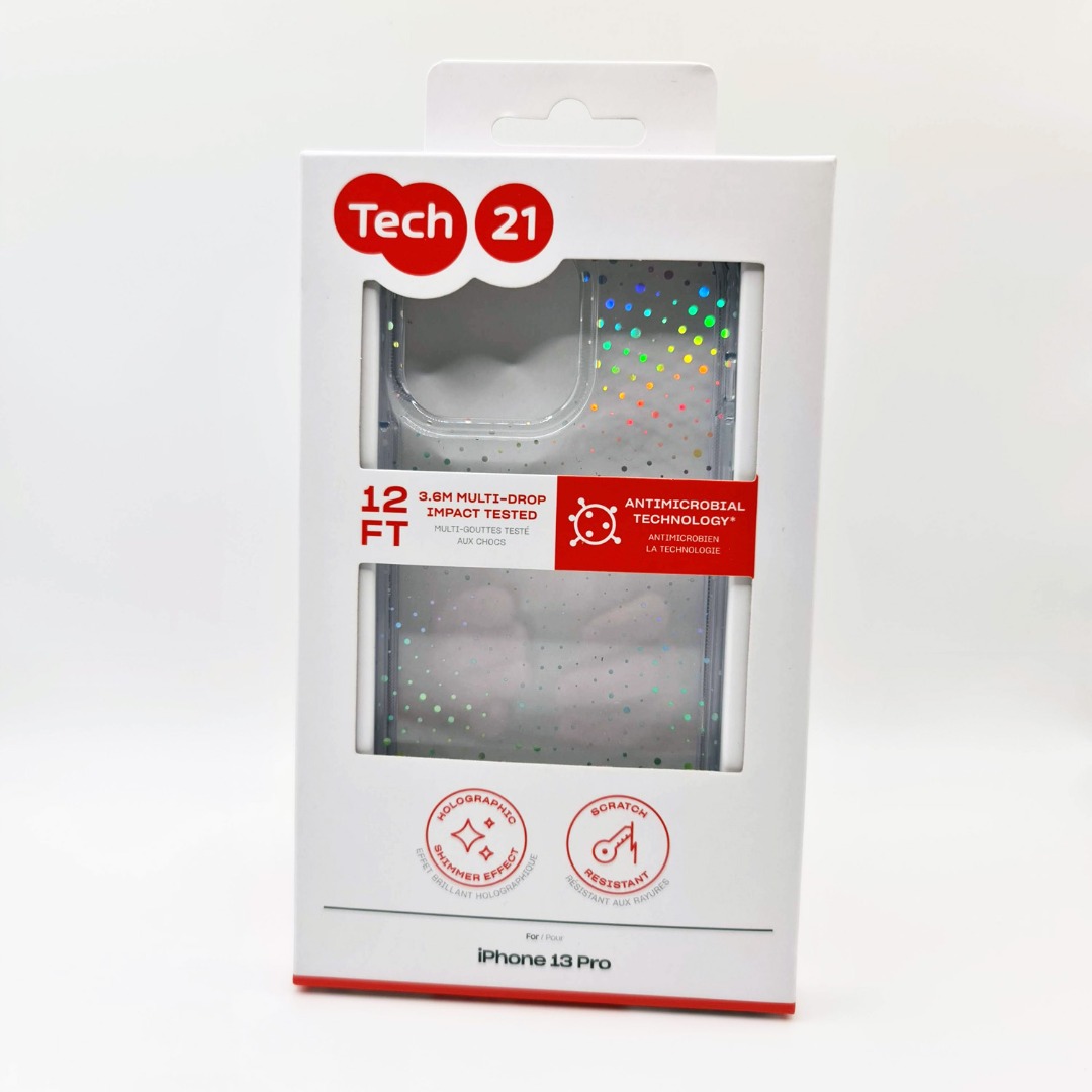 Tech21 Case for iPhone 13 & 4 Series Evo Sparkle Radiant Shockproof Cover Drop P - Picture 54 of 58