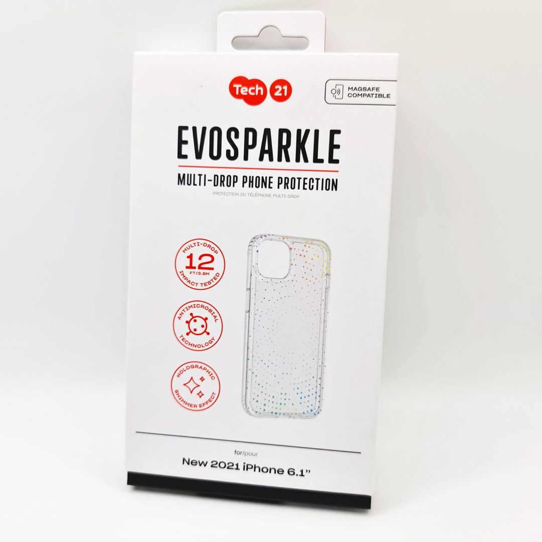 Tech21 Case for iPhone 13 & 4 Series Evo Sparkle Radiant Shockproof Cover Drop P - Picture 46 of 58