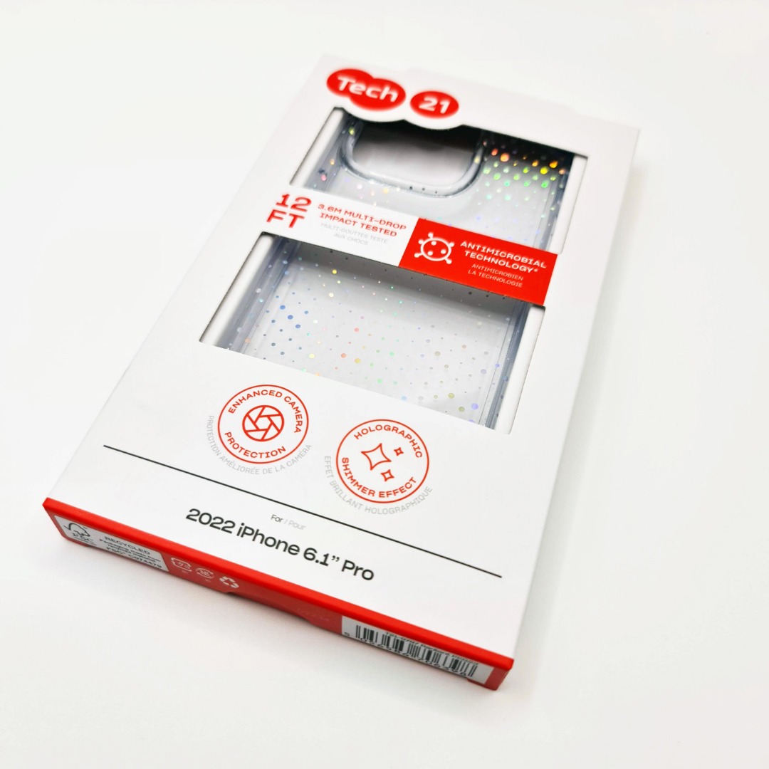 Tech21 Case for iPhone 13 & 4 Series Evo Sparkle Radiant Shockproof Cover Drop P - Picture 21 of 58
