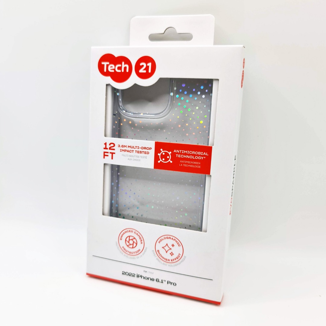 Tech21 Case for iPhone 13 & 4 Series Evo Sparkle Radiant Shockproof Cover Drop P - Picture 18 of 58